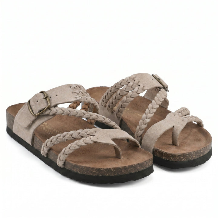 Linnea | Sandaler med flätade remmar